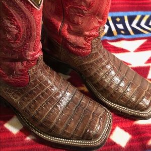 Men’s Anderson Bean Caiman belly boots